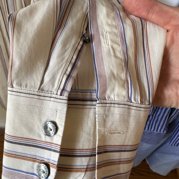 Dolce & Gabbana Cream Striped Shirt - Picture 4 of 6